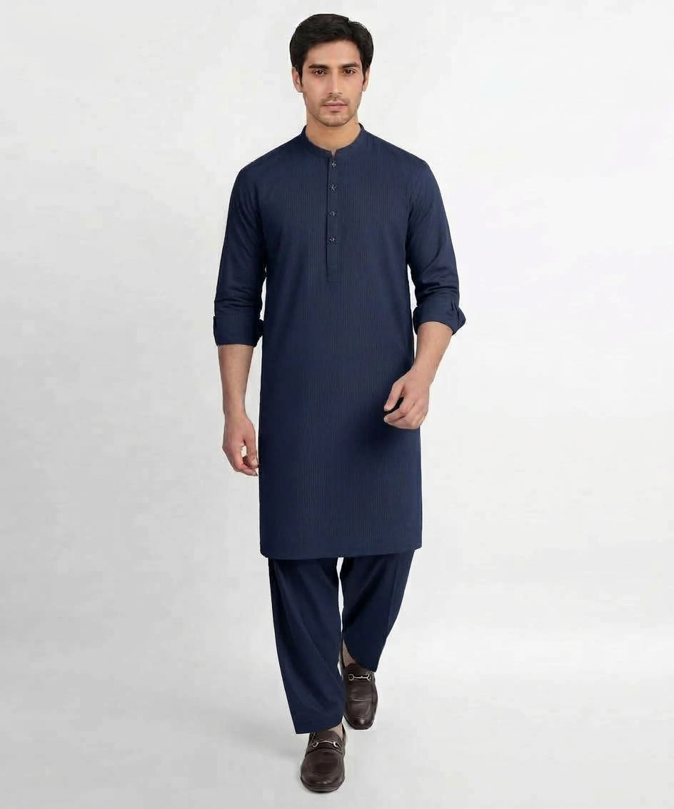 VAQZORA Premium Unstitched Gents Suit - 10 Classic Colors