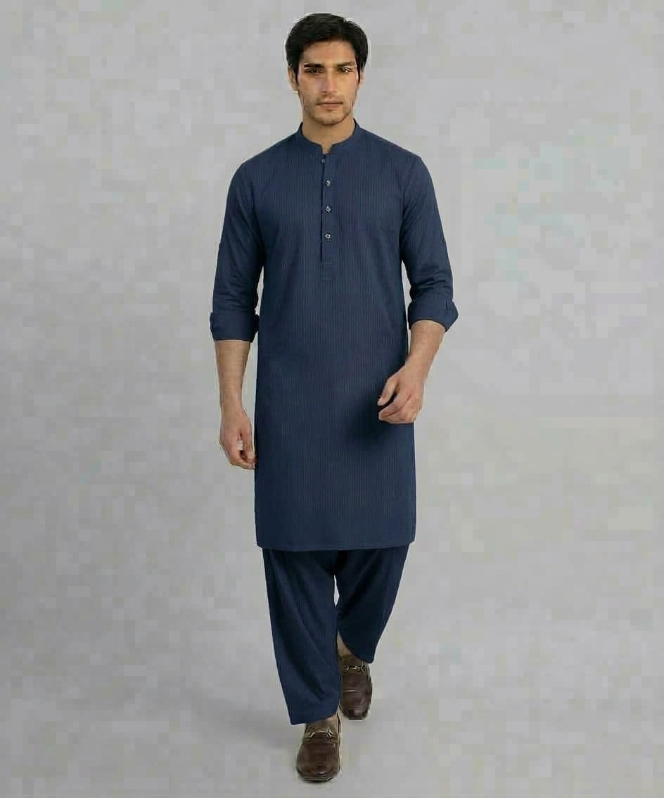 VAQZORA Premium Unstitched Gents Suit - 10 Classic Colors