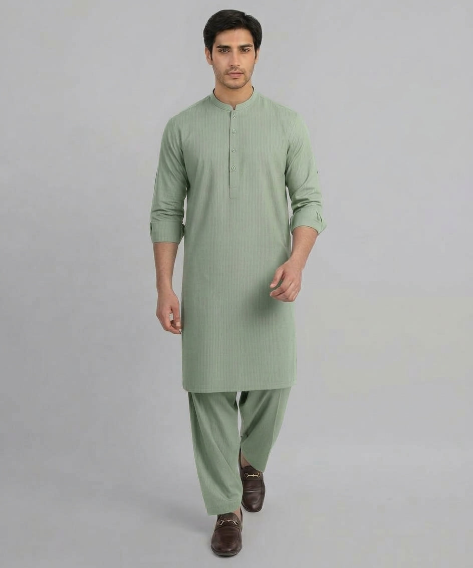 VAQZORA Premium Unstitched Gents Suit - 10 Classic Colors