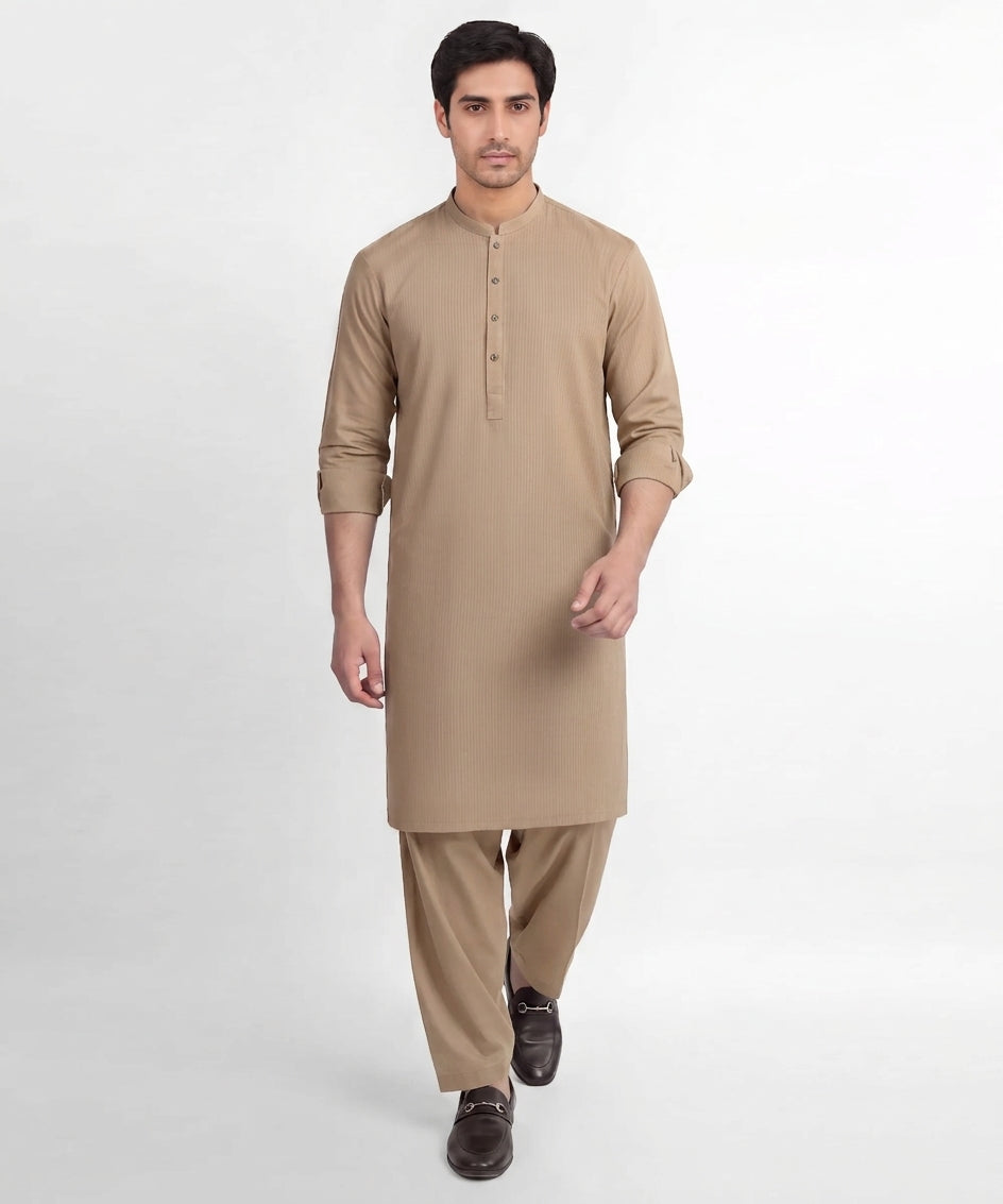 VAQZORA Premium Unstitched Gents Suit - 10 Classic Colors