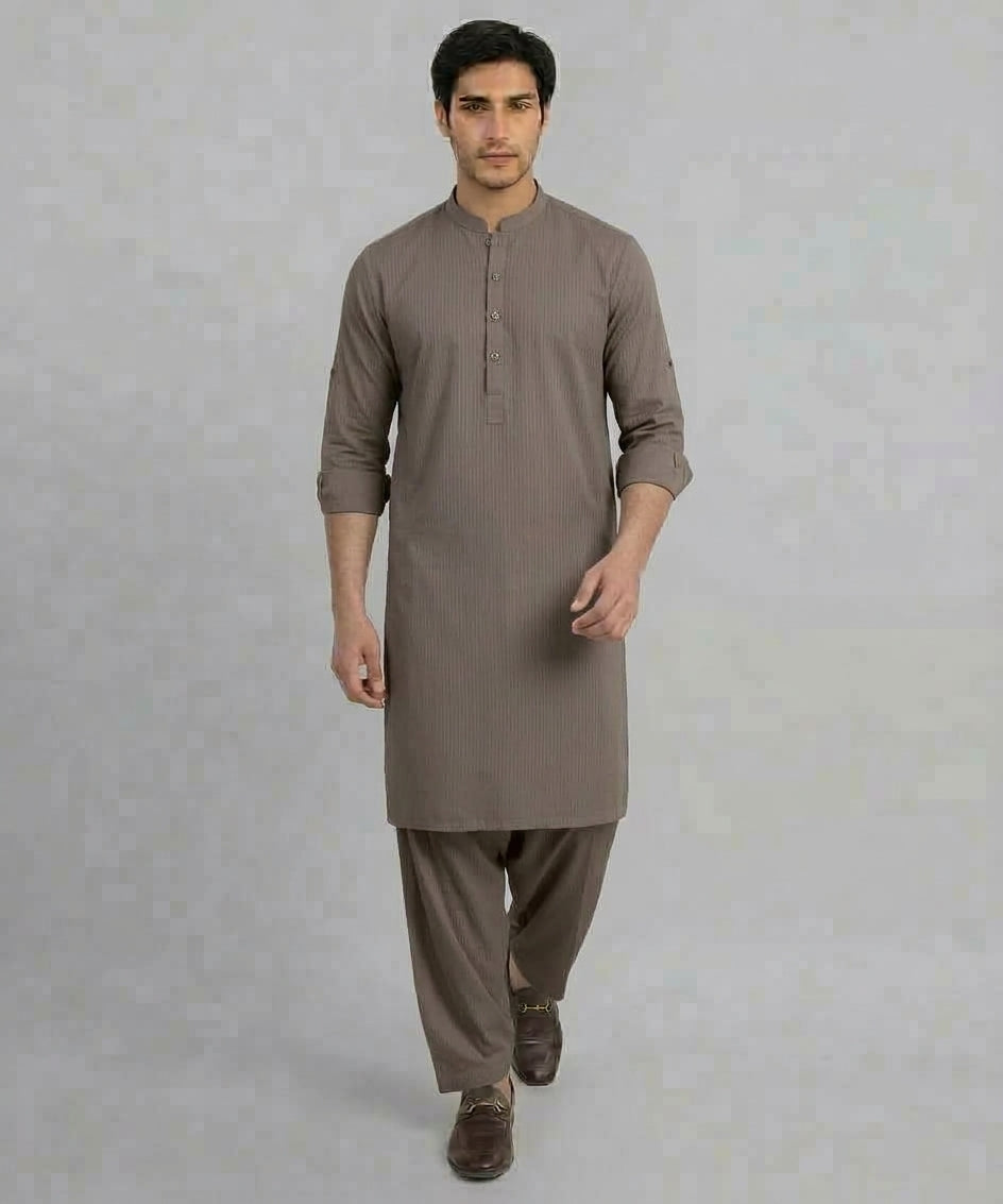VAQZORA Premium Unstitched Gents Suit - 10 Classic Colors
