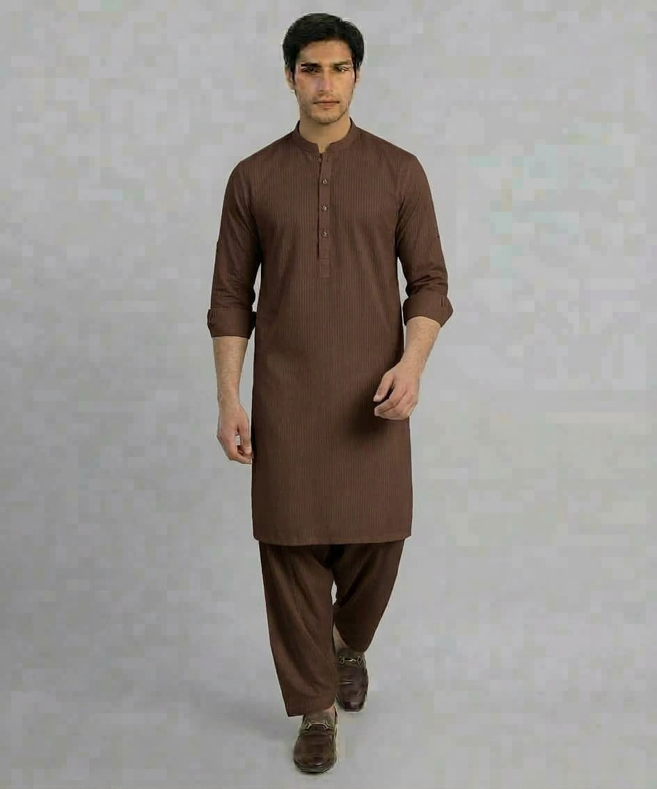 VAQZORA Premium Unstitched Gents Suit - 10 Classic Colors